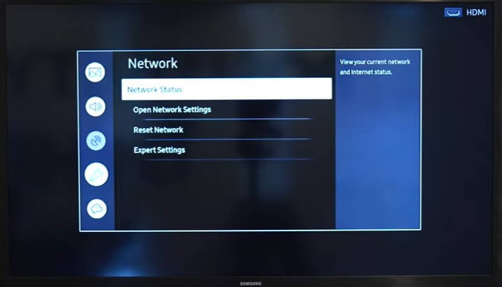 Choose Network Status