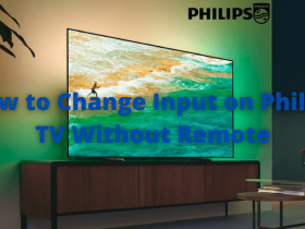 Changing input on Philips TV without using remote