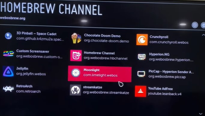 Apps on Homebrew Channel