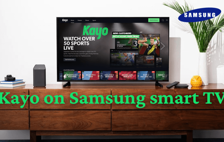 Kayo on Samsung TV