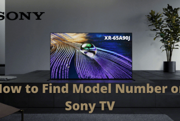 How to find model number on Sony TV