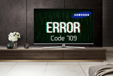 Samsung smart TV error code 709