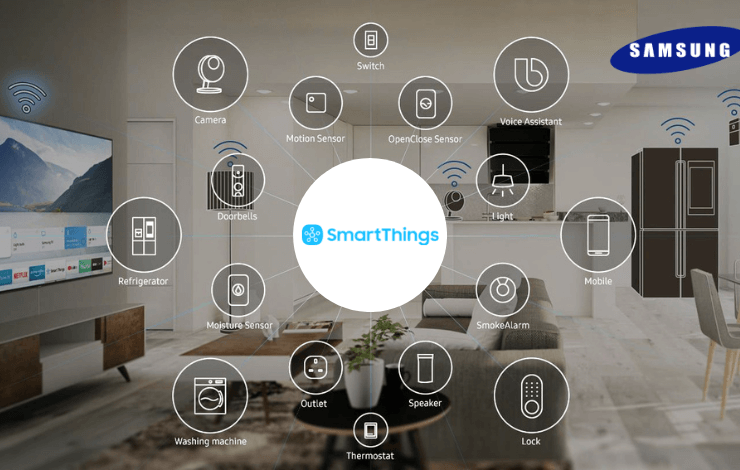 SmartThings app on Samsung TV