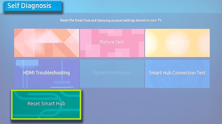 Reset Samsung Smart Hub abd Fix Spectrum App Not Working on Samsung TV