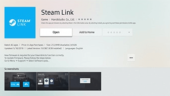 Install Steam Link App on Samsung TV