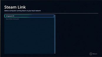 Connect PC to Steam app