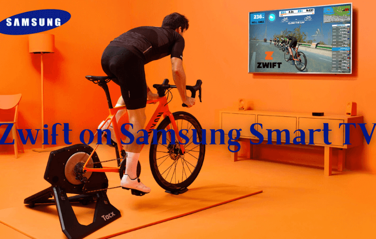 Zwift on Samsung smart TV