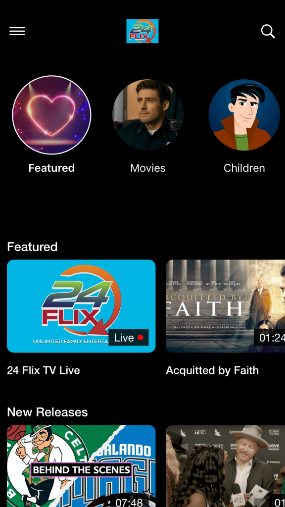 24 Flix contents on iPhone