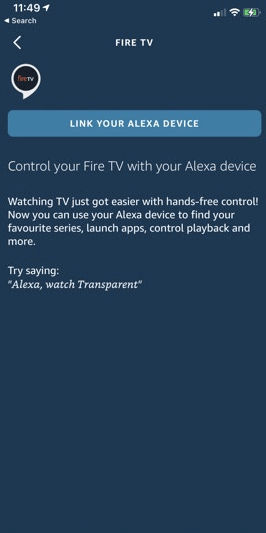 Connect Alexa to Fire TV