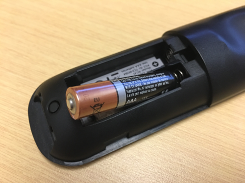 Remove battery from element remote 