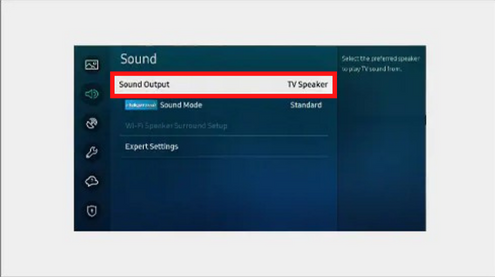 Select Sound Output