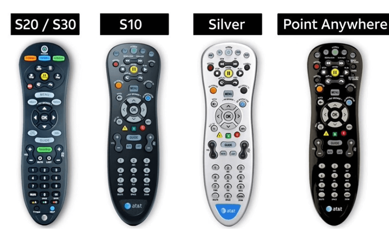 AT&T remote controls
