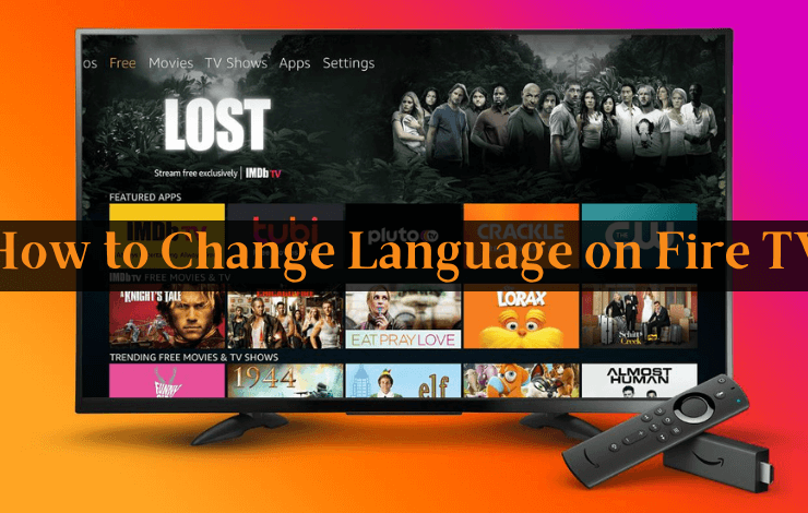 How to change language on Fire TV