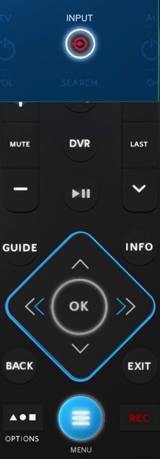 Input Key blinking twice on Spectrum remote control