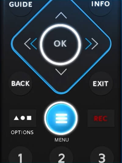 Press Menu and OK button on your Spectrum remote