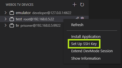 Setup SSH Key