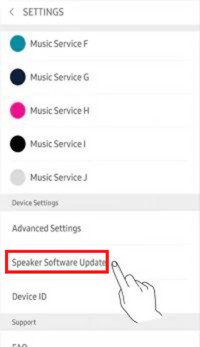 Click Speaker Software Update