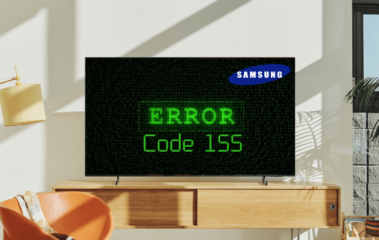Samsung TV error code 155
