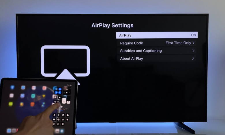 Enable AirPlay feature to steam Sky Go on Samsung TV