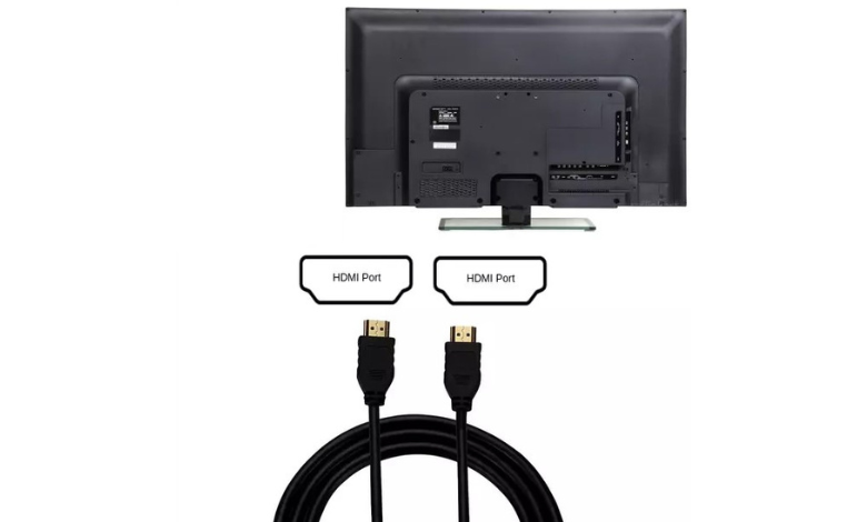 Connect HDMI cable to Samsung TV