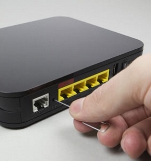Reset WiFi router