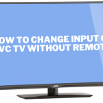 How to change Input on JVC TV without remote
