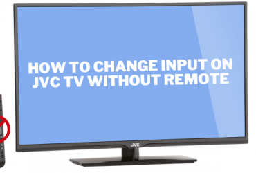 How to change Input on JVC TV without remote