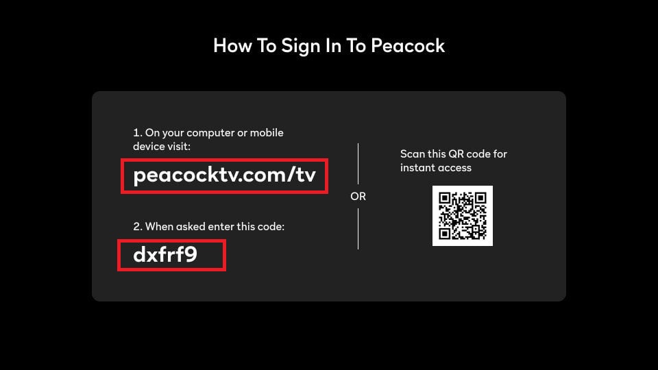 Peacock on Fire TV