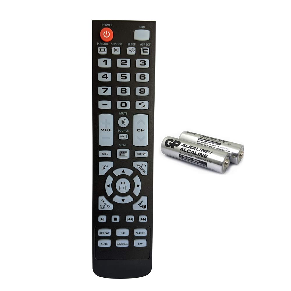Remove batteries in your Element TV remote