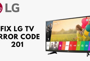 LG TV Error Code 201