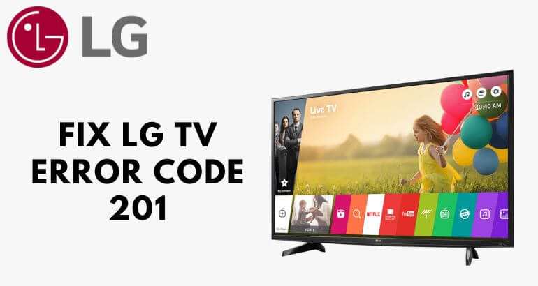 LG TV Error Code 201