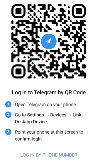 Tap LOG IN WITH PHONE NUMBER