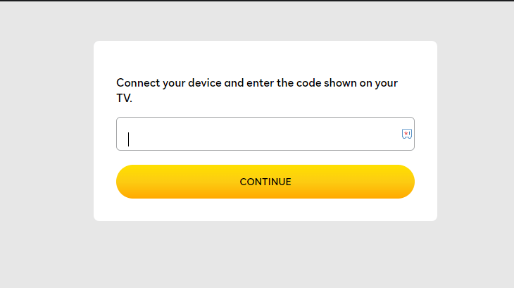 Enter activation code of Peacock TV